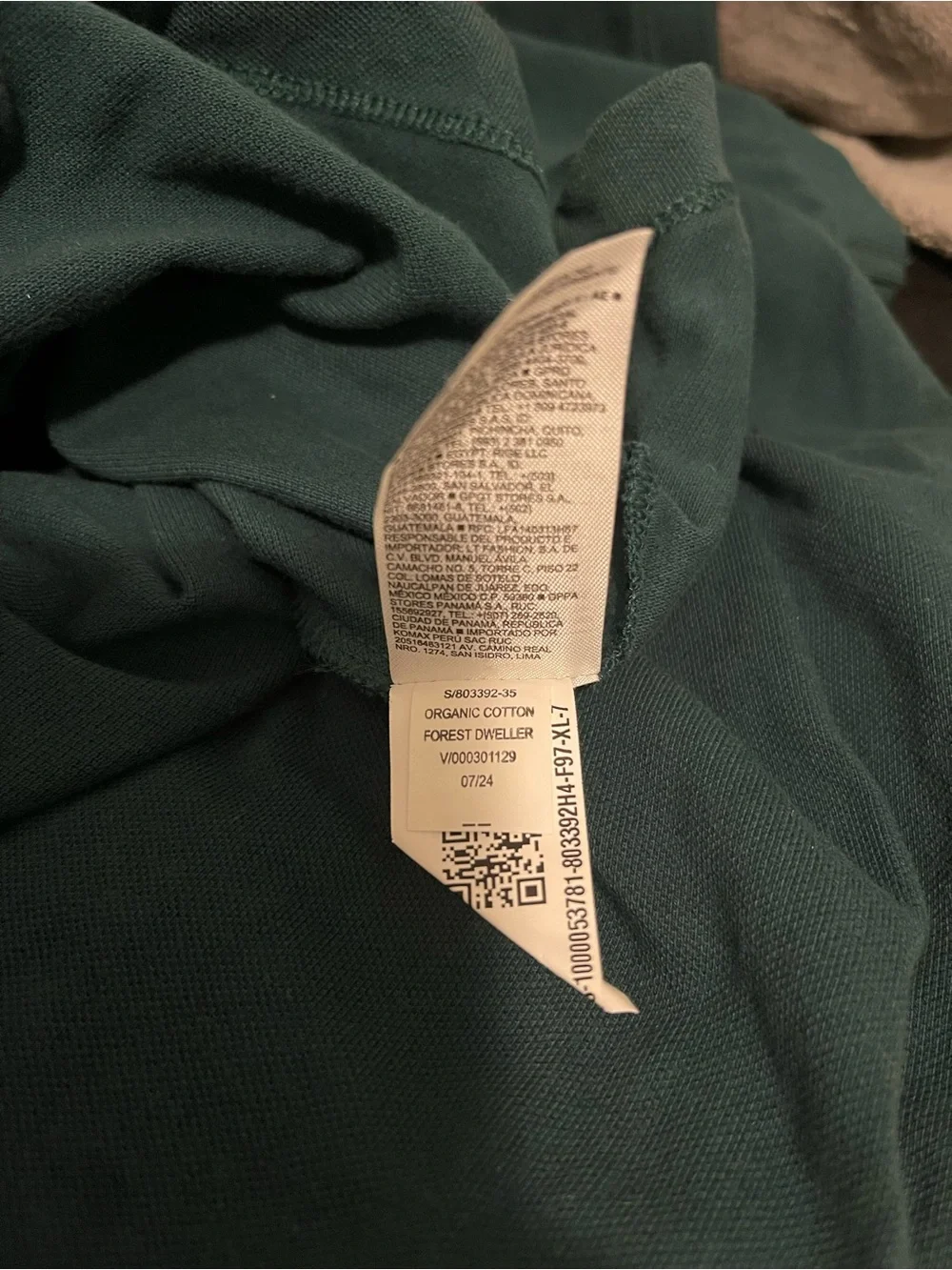 Banana Republic Dark Green Short-Sleeve Polo